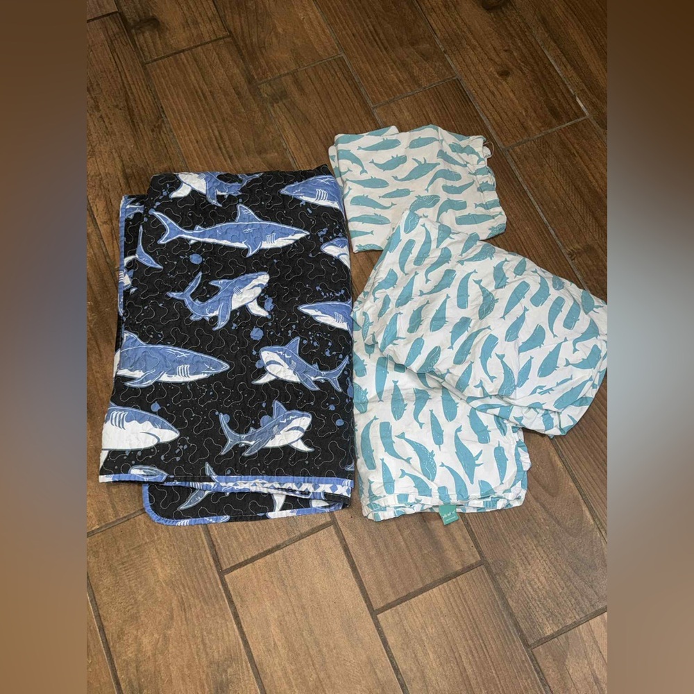 Pillowfort Shark & whale Themed Bedding Sets - Twin
